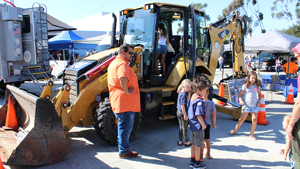 Safety Center open house - public works equipment