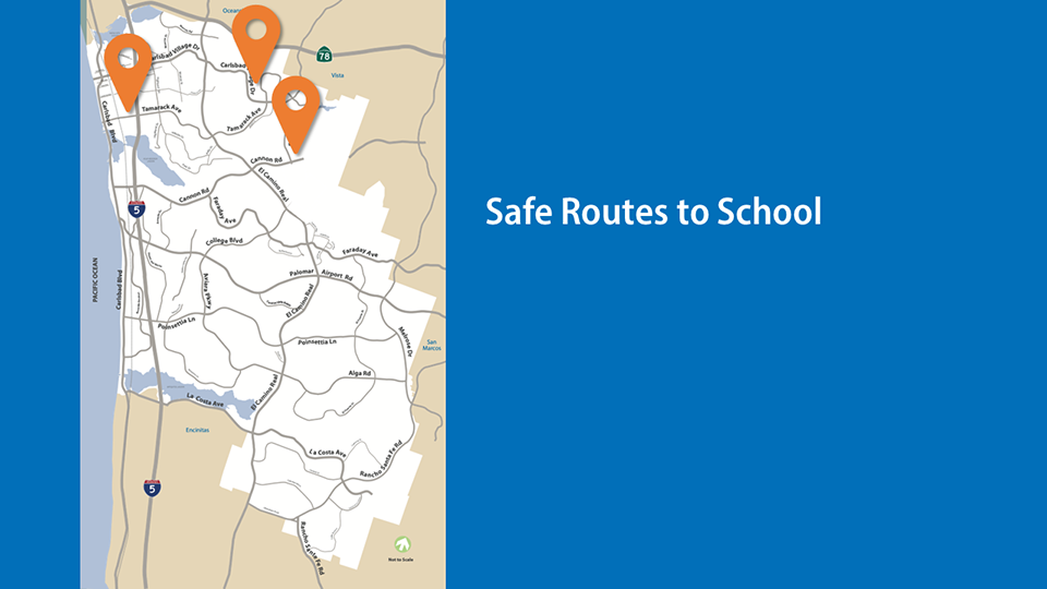 Safe Routes to School locations map