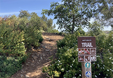 Rancho La Costa switchback trail
