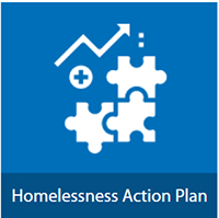 Homeless response plan button