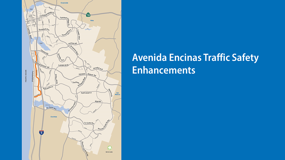 Avenida Encinas city carlsbad map