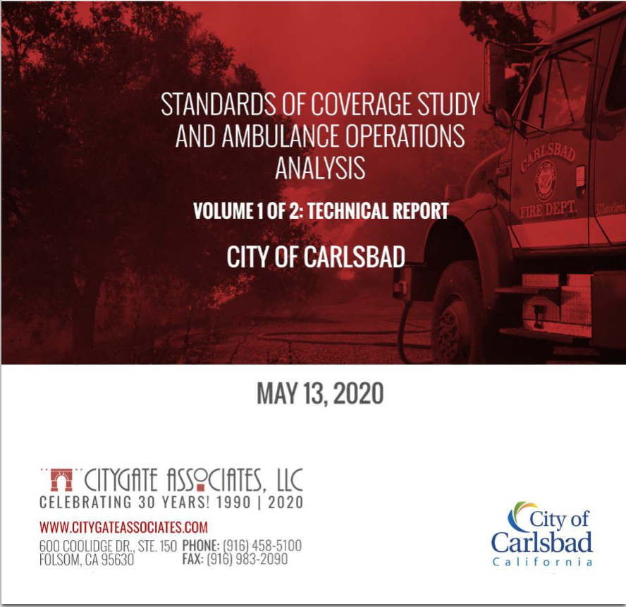 Standards of Cover Report