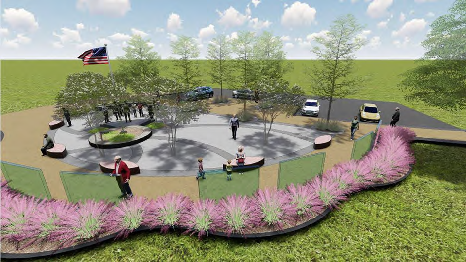 Veterans Memorial Park rendering 1