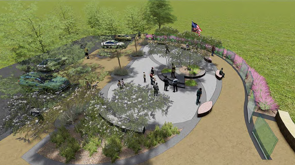 Veterans Memorial Park rendering 2