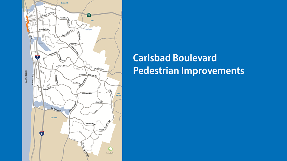 Citywide map - project area Carlsbad Blvd pedestrian improvements