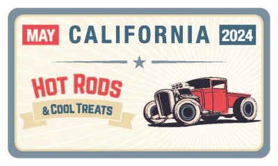 Hot Rod License Plate 2023